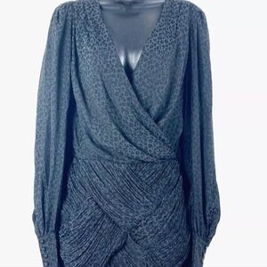 FREEPEOPLE #4 Black Leopard Print Dress